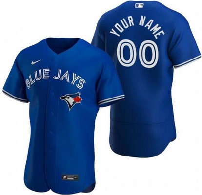 Men's Women Youth  Toronto Blue Jays Customized Royal Authentic Jersey