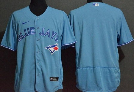 Men's Toronto Blue Jays Blank Light Blue FlexBase Jersey