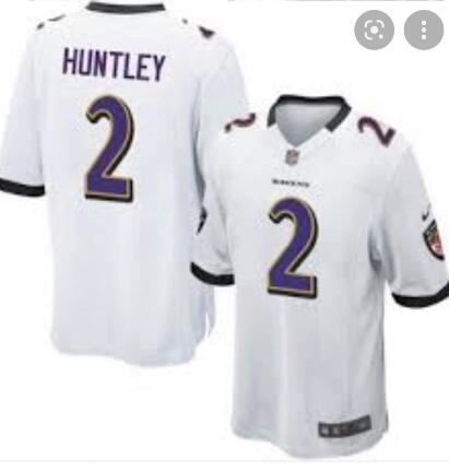 Baltimore Ravens 2 Huntley White Jerseys