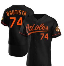 Baltimore Orioles 74 Felix Bautista Black Jerseys