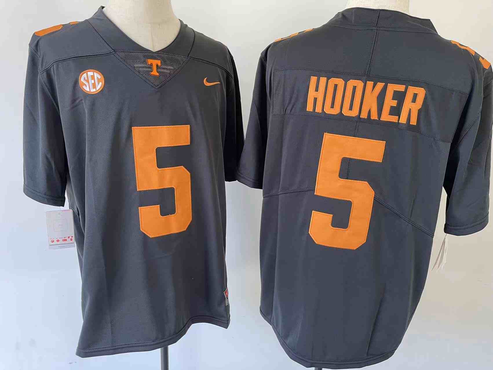 Youth Tennessee Volunteers Black #5 HOOKER College Football Jersey