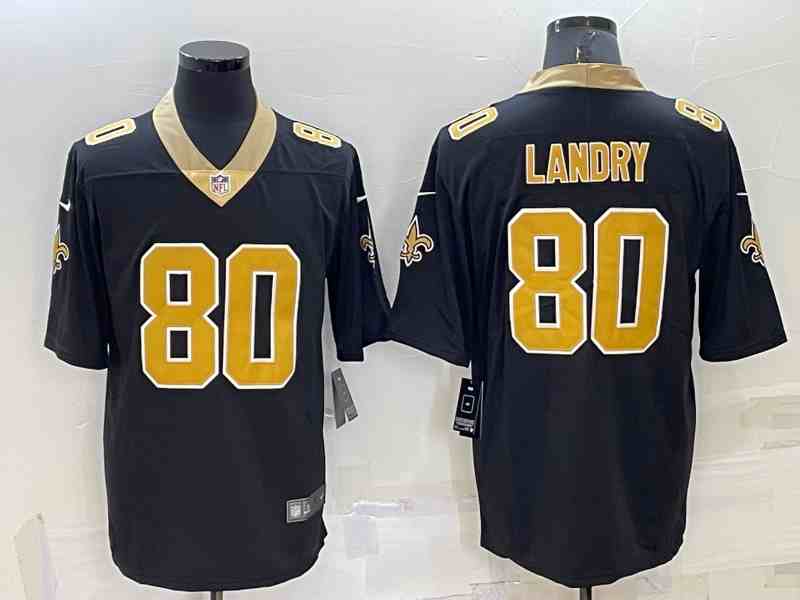 Men's New Orleans Saints #80 Jarvis Landry Black Vapor Limited Jersey