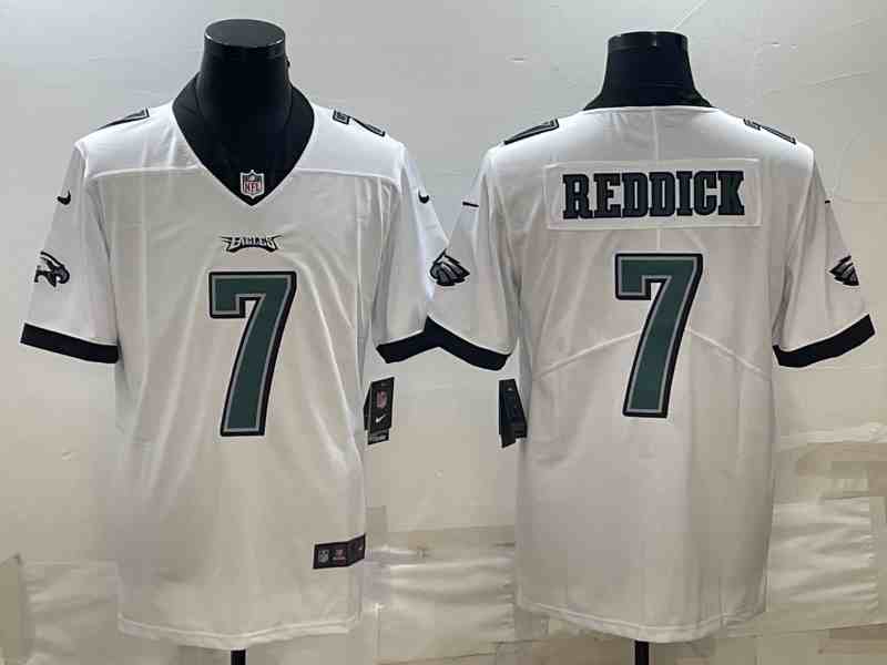Men's Philadelphia Eagles #7 Haason Reddick White  Vapor Untouchable Limited Stitched Jersey