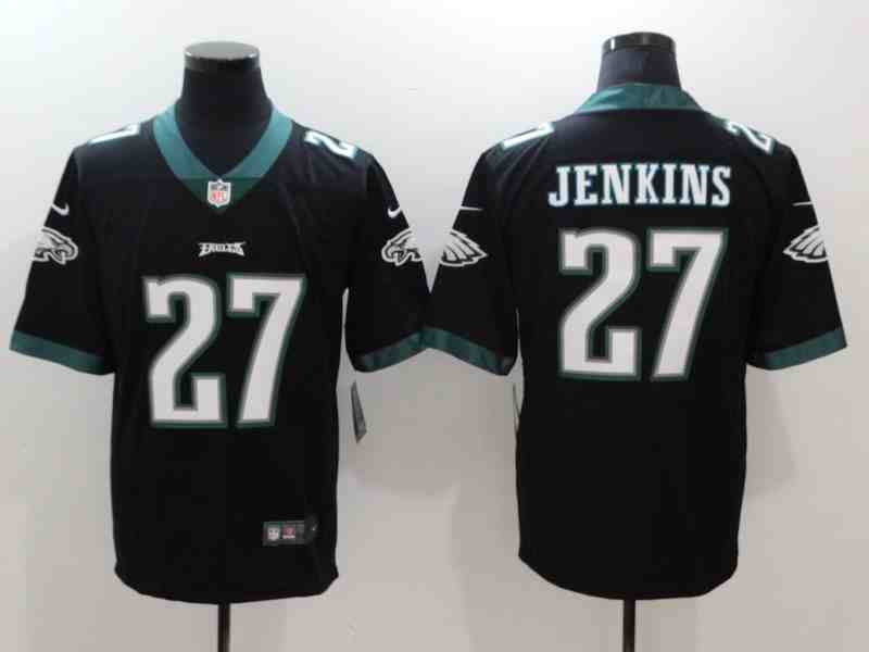 Men's Philadelphia Eagles #27 Malcolm Jenkins Black Vapor Untouchable Limited Stitched NFL Jersey