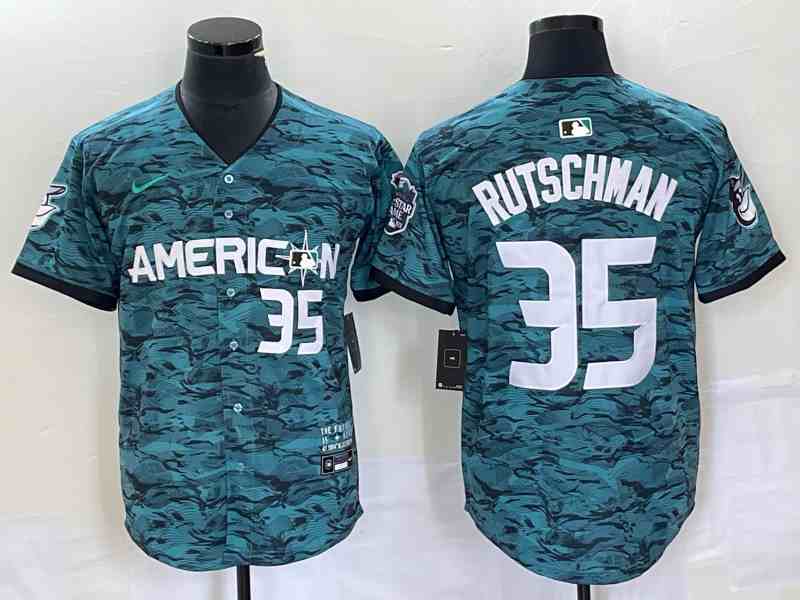 Men's American League 35 Adley Rutschman Nike Teal 2023 MLB All-Star Game Limited Player Jersey
