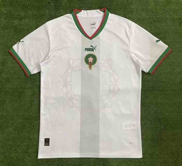 2022 World Cup Morocco away white