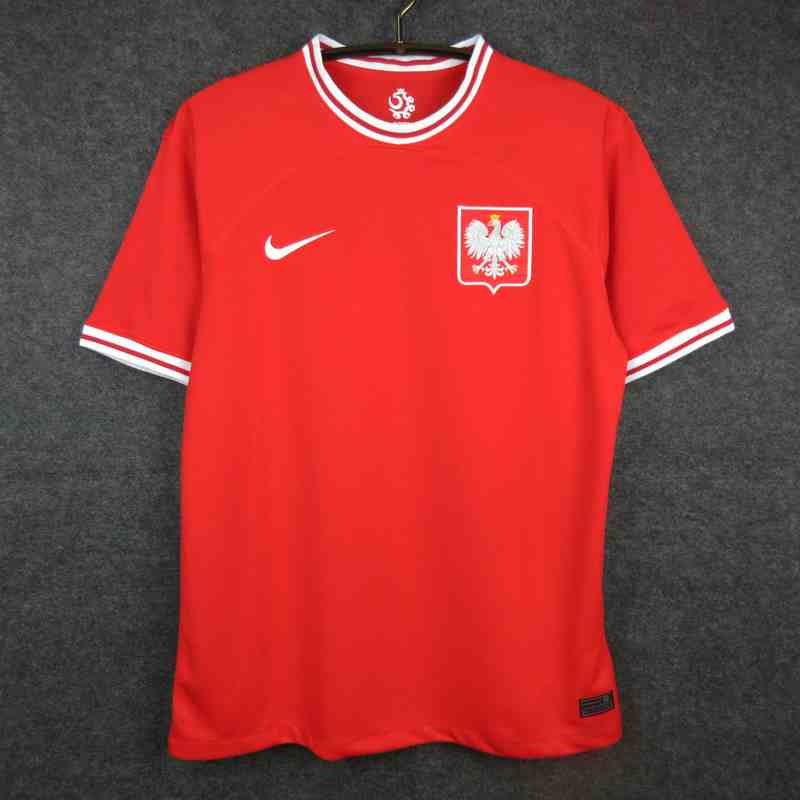 2022 World Cup Poland away red