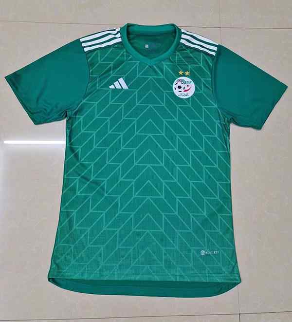 Men's Algeria 2023-24 Green Player version Custom Replica Jersey