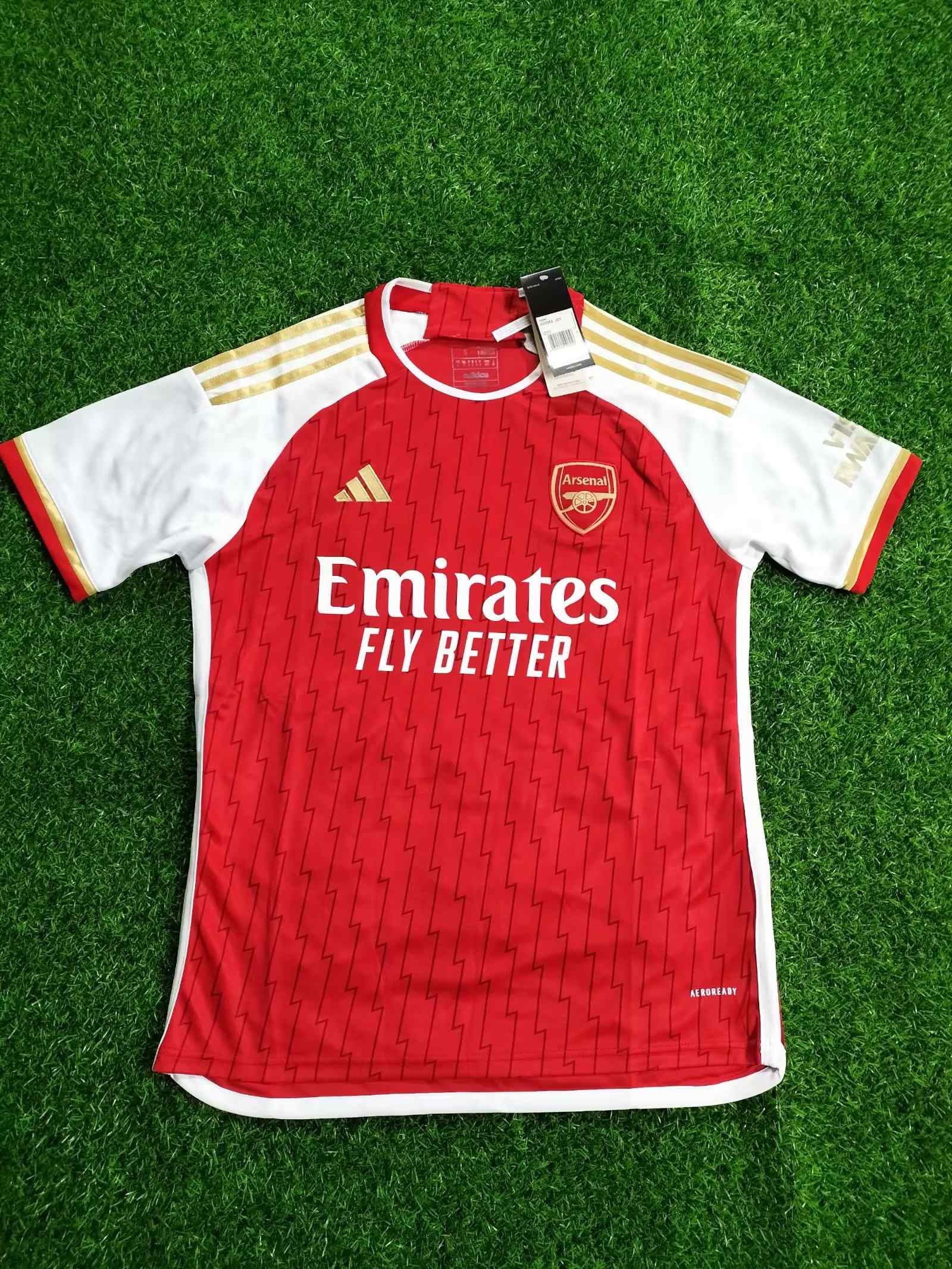 Men's Arsenal  2023-24 Home Custom Replica Jersey