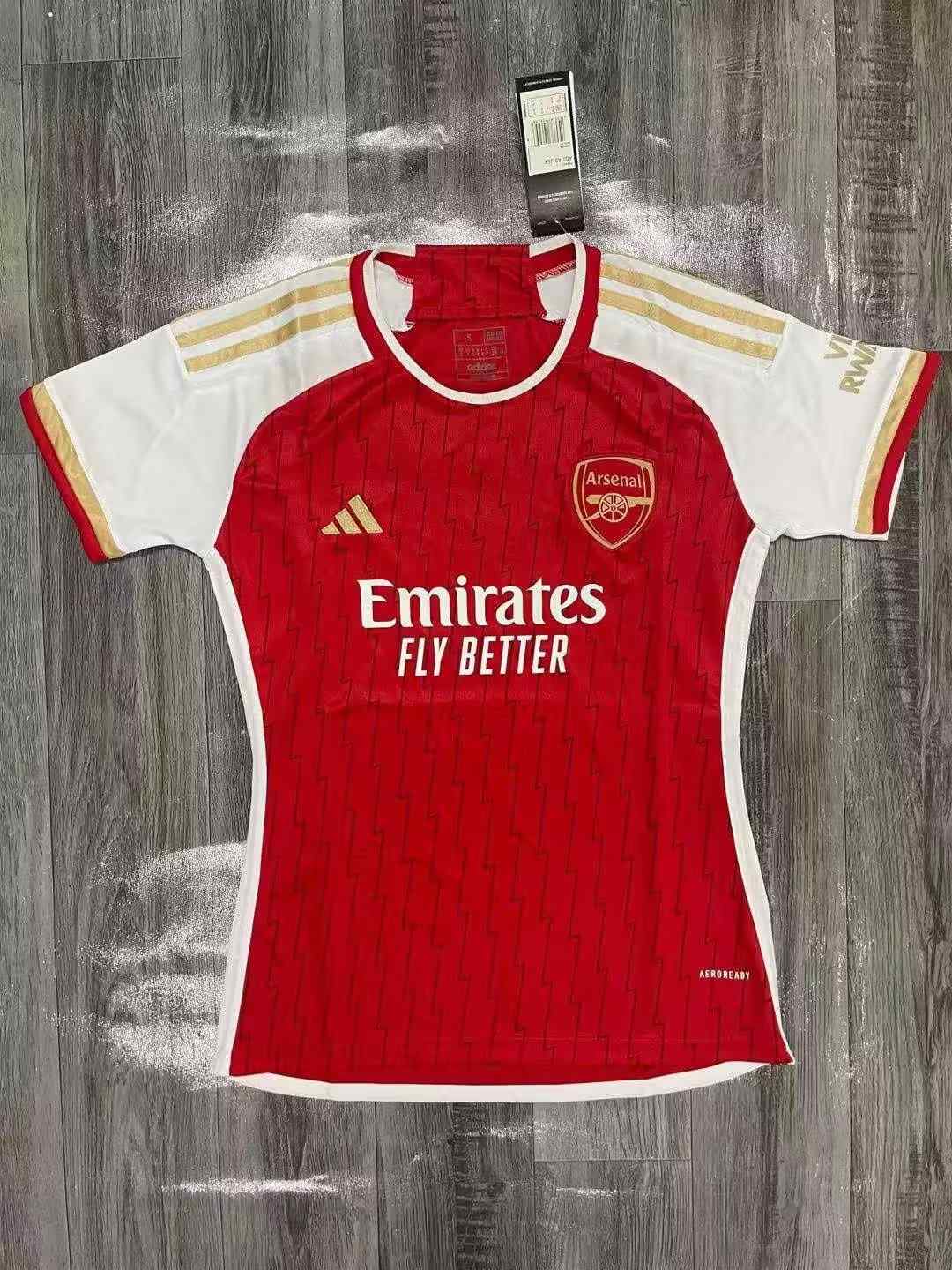Women's Arsenal 2023-24 Home Custom Replica Jersey