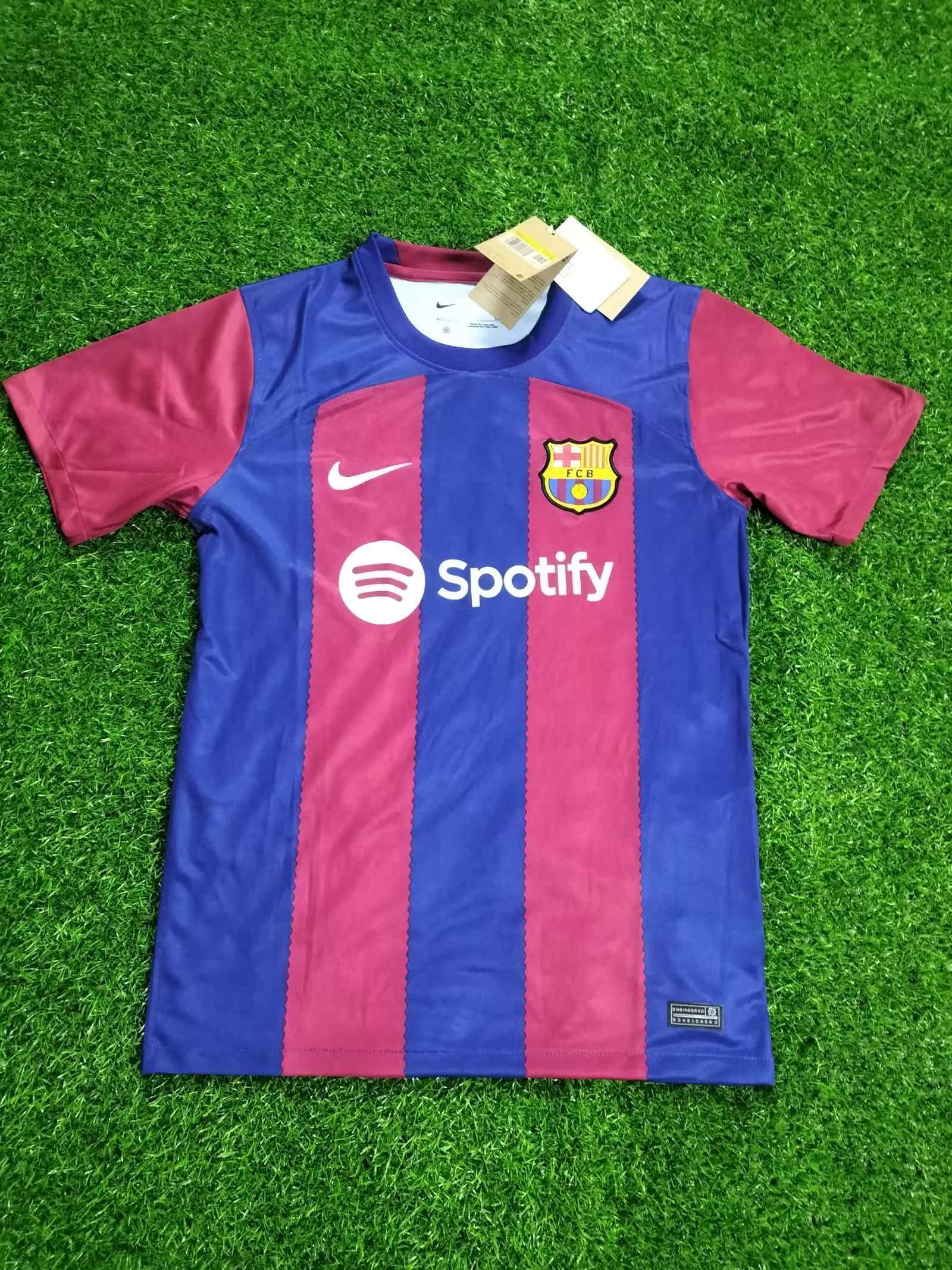 Men's Barcelona Nike 2023-24 Home Custom Replica Jersey - Royal