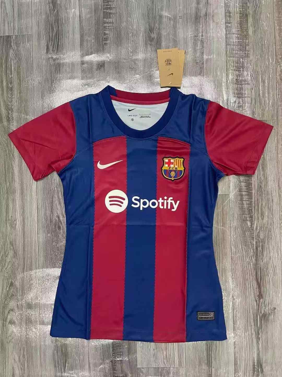 Women's Barcelona Nike 2023-24 Home  Custom Replica Jersey - Royal