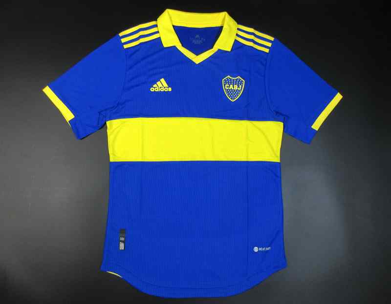 Men's 2022-23 Boca Juniors Player Version Custom Replica Jersey