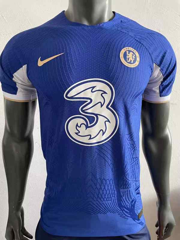 Men's Chelsea 2023-24 home player version Custom Replica Jersey