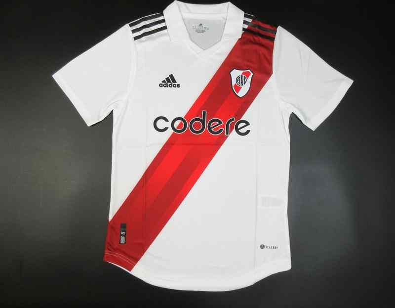 Men's 202-23 Club Atlético River Plate home Player version Custom  Jersey
