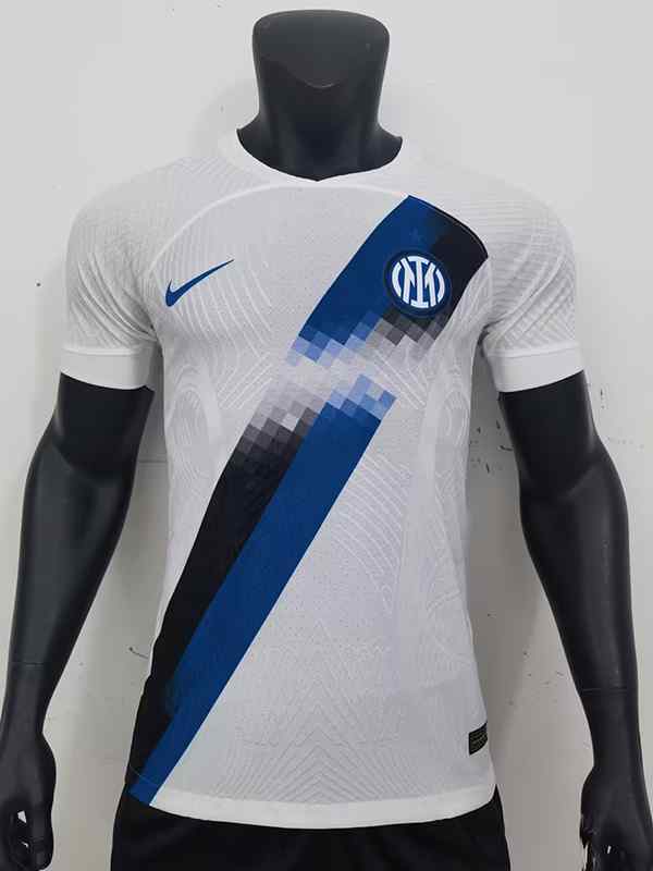 Men's Inter Milan 2023-24 away player version Custom Replica Jersey