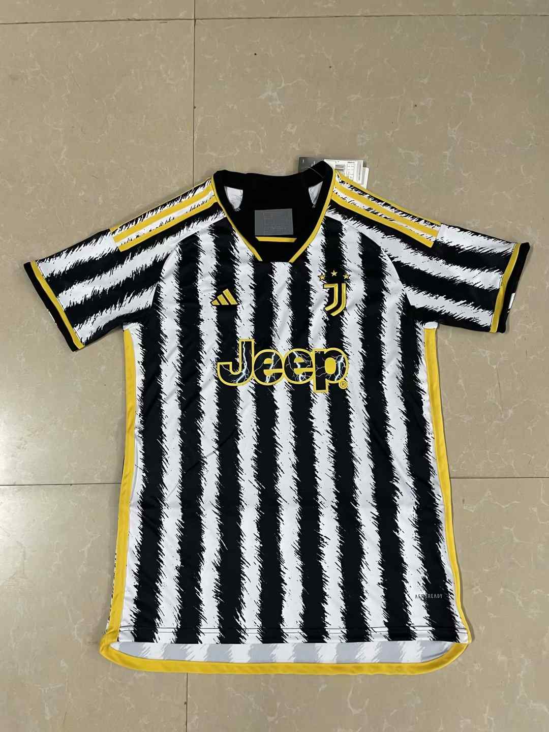 Men's Juventus 2023-24 Home Custom Replica Jersey
