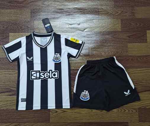 Newcastle United Youth 2023-24 Home Mini Kit  Custom Replica jersey