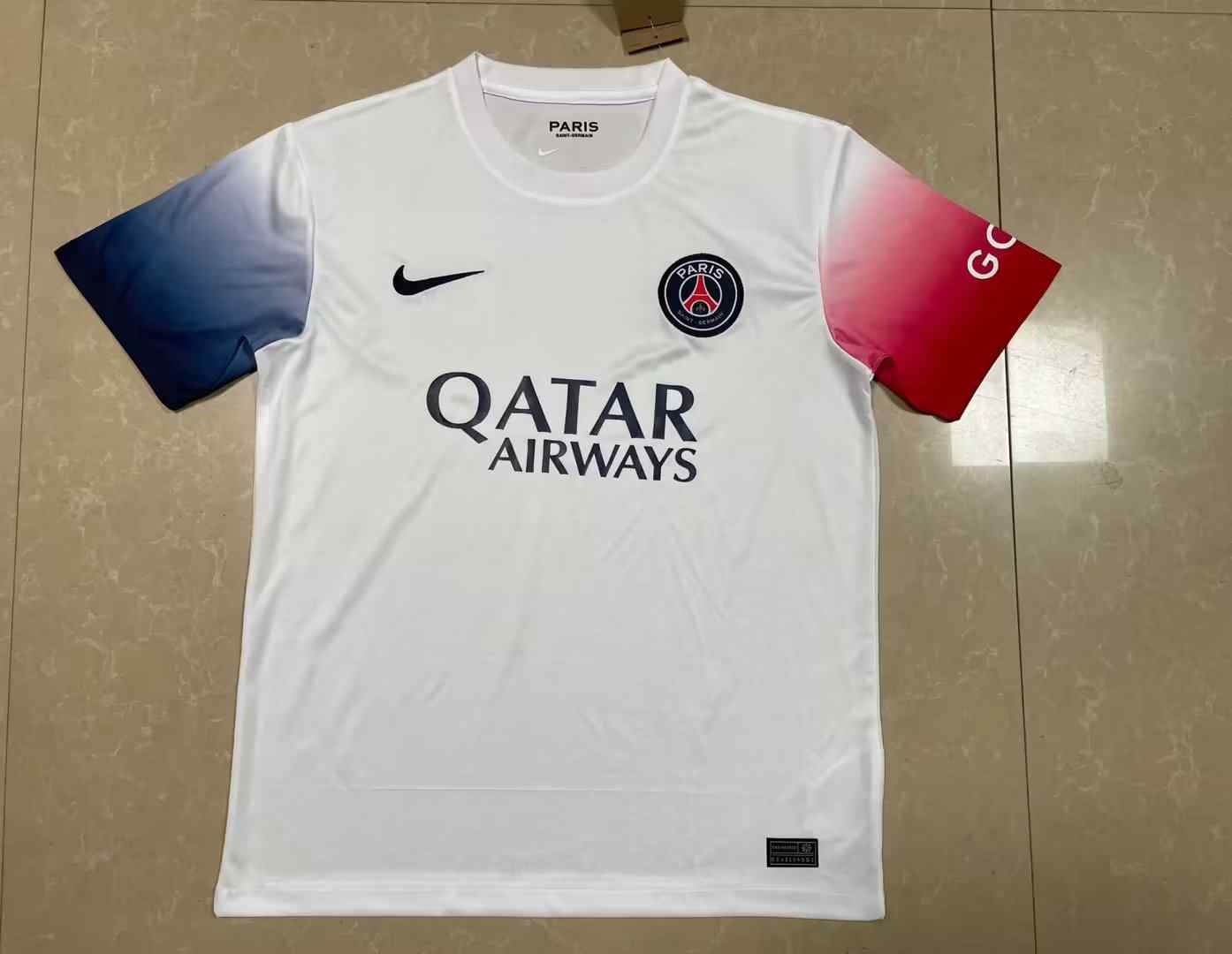 Men's Paris Saint-Germain  2023-24 Away  2 Custom Replica Jersey
