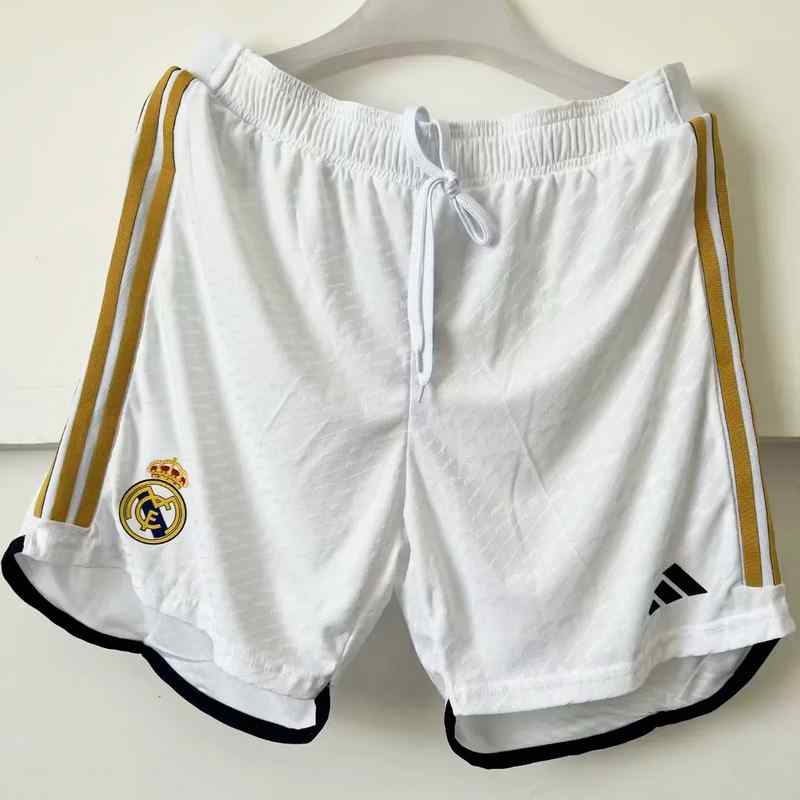 Men's 2023-24 Real Madrid home Player version Replica Shorts