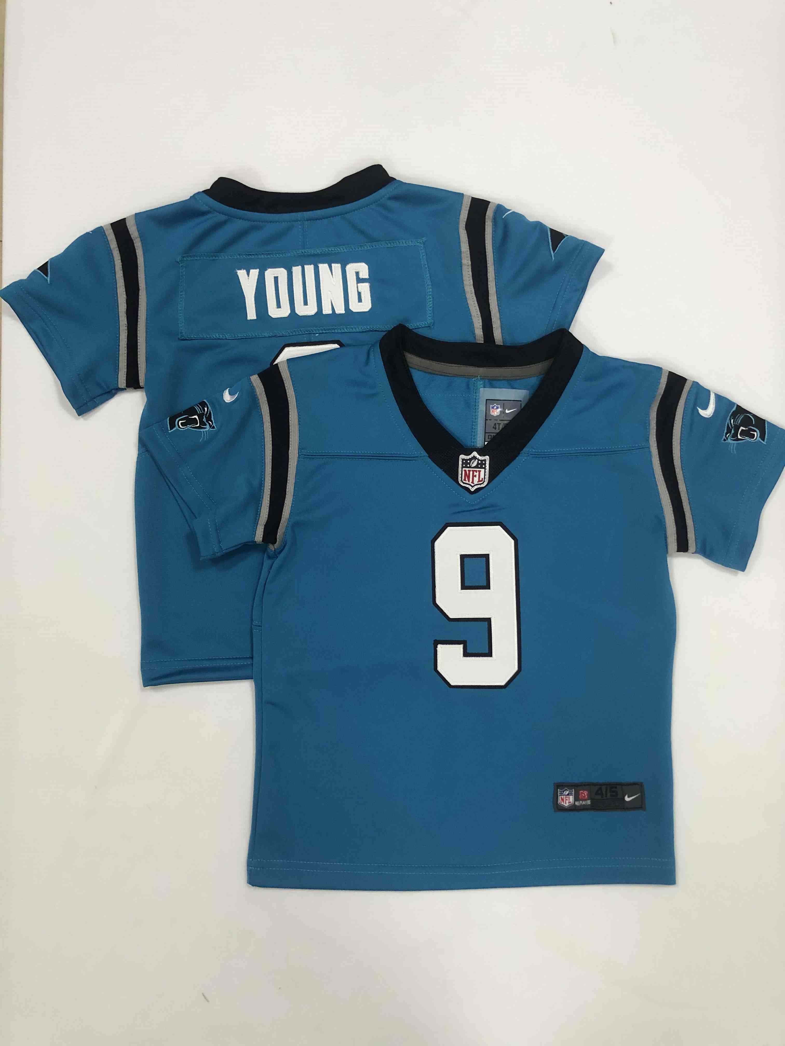 Toddler Carolina Panthers #9 Bryce Young Blue  Draft Vapor Untouchable Stitched Football Jersey