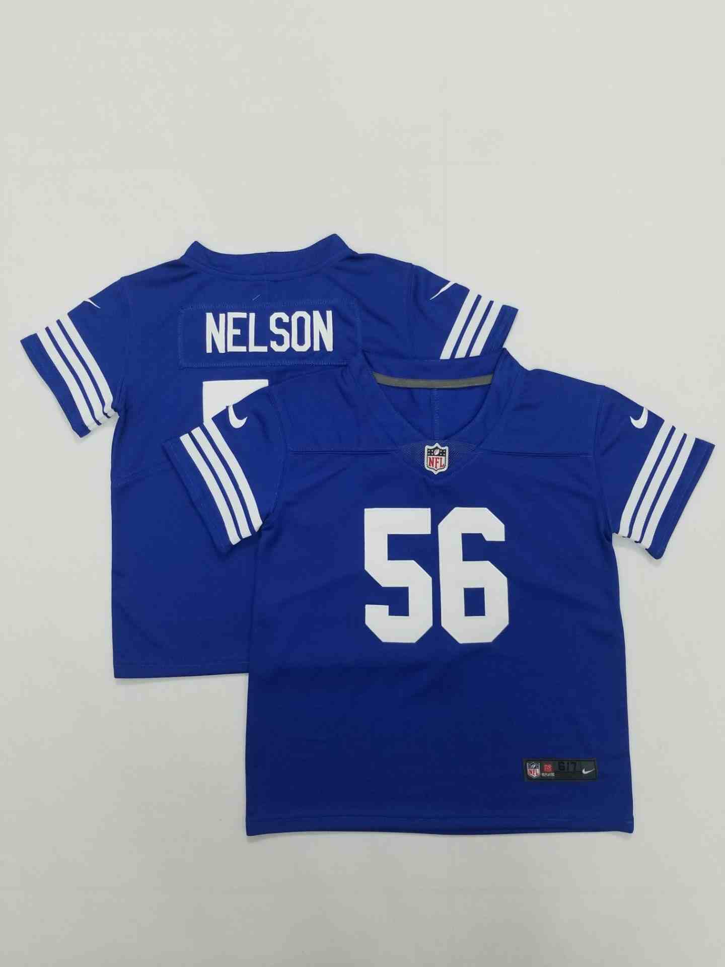 Toddler Indianapolis Colts 56 Quenton Nelson Blue Limited Jersey