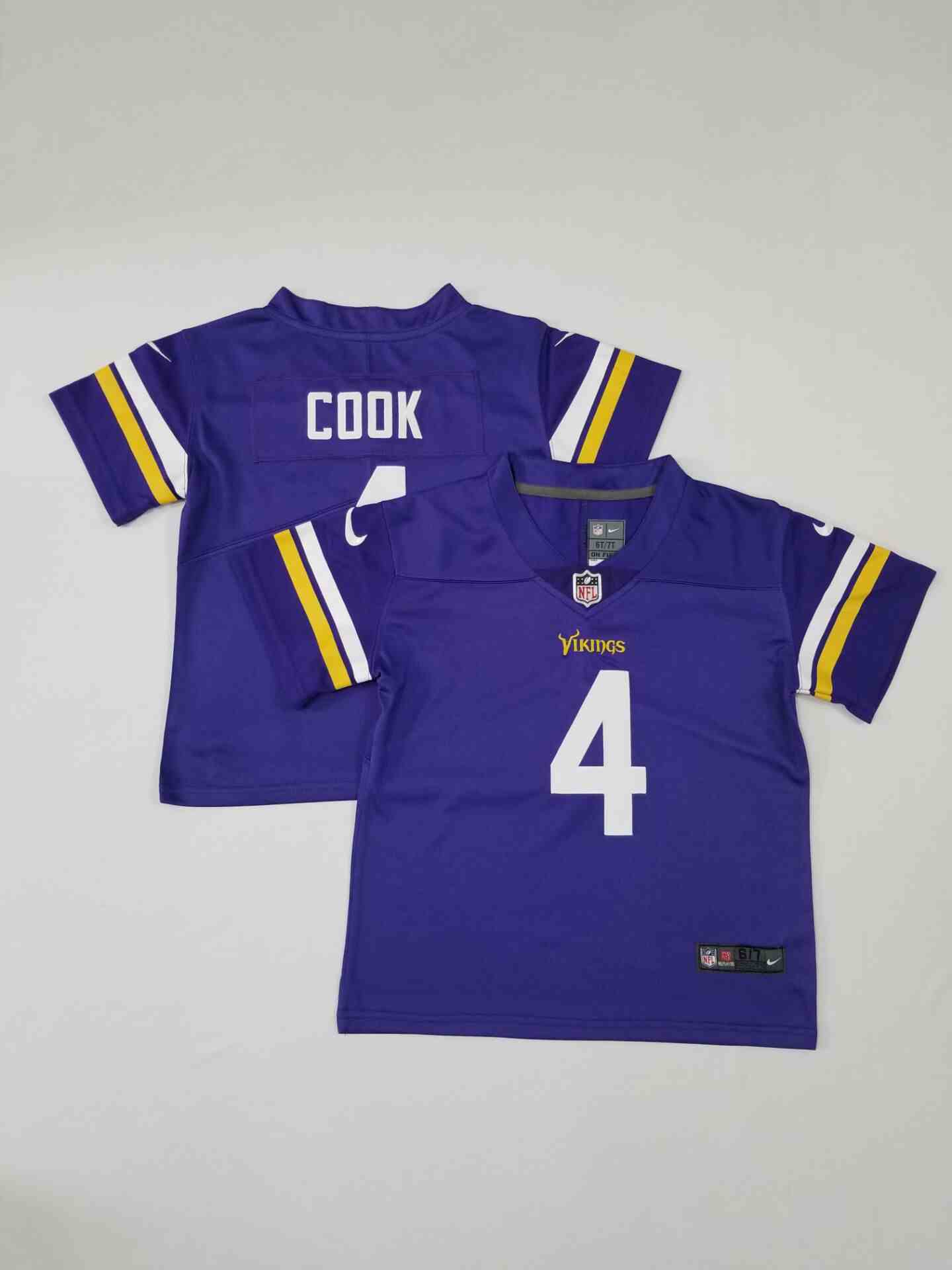Toddler Minnesota Vikings 4 Dalvin Cook Purple  Limited  Jersey