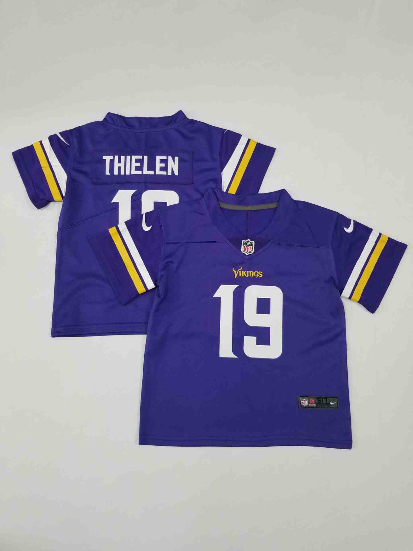 Toddler Minnesota Vikings 19 Adam Thielen Purple  Limited Jersey