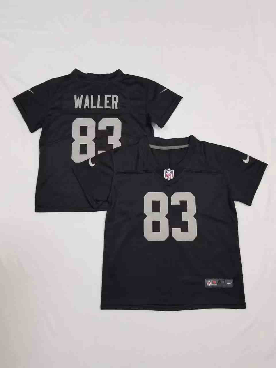 Toddler Las Vegas Raiders 83 Darren Waller Black  Limited Jersey