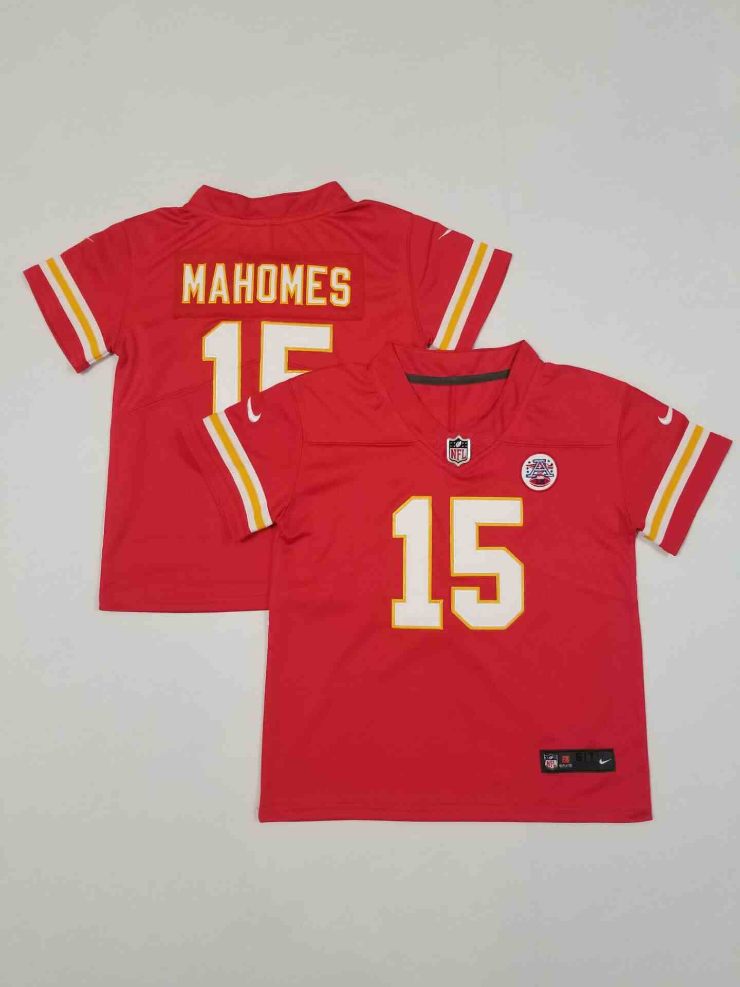 Toddler Kansas City Chiefs #15 Patrick Mahomes Red Limited  Jersey