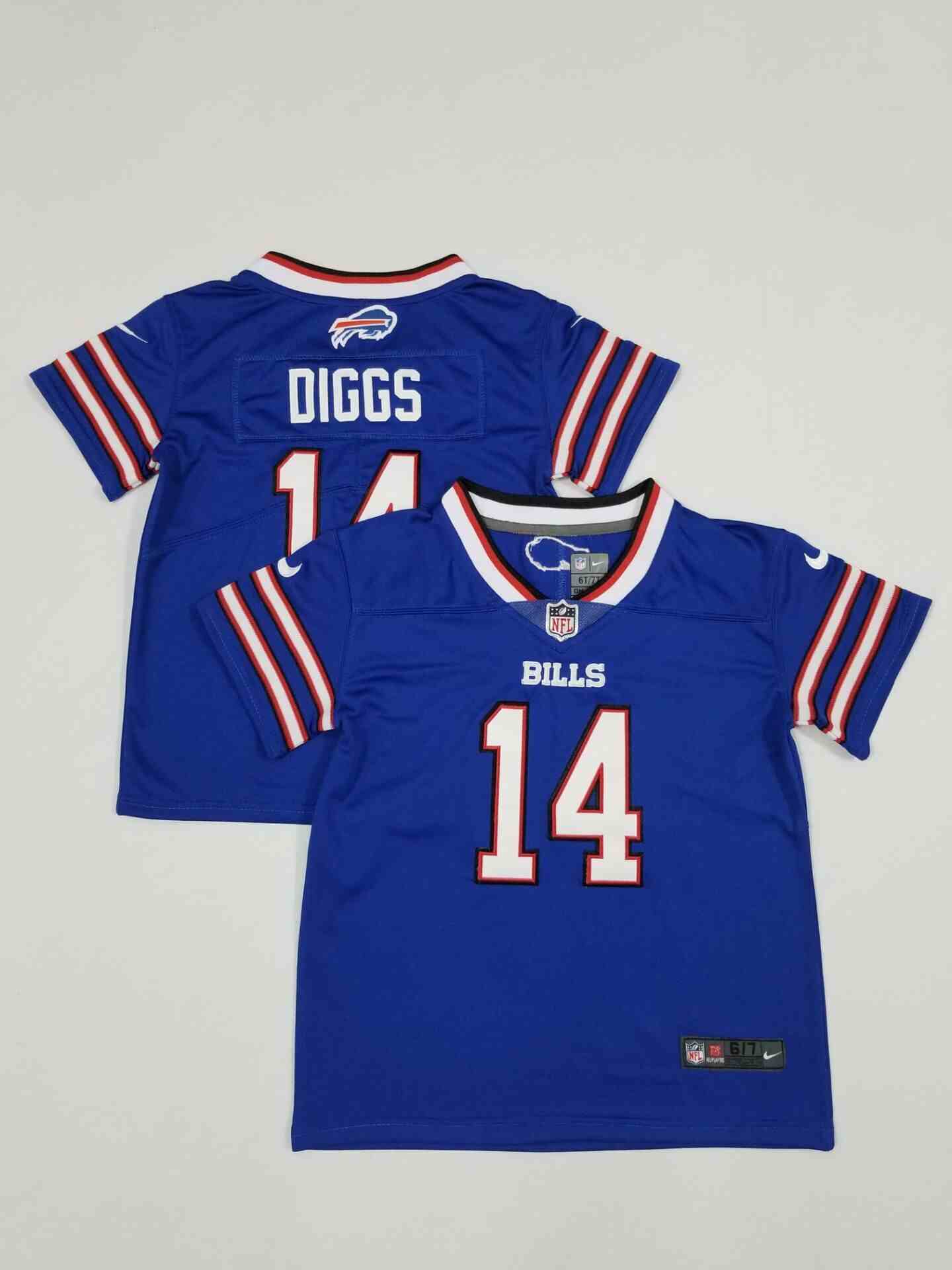 Toddler Buffalo Bills #14 Stefon Diggs Royal Blue Limited Jerseys