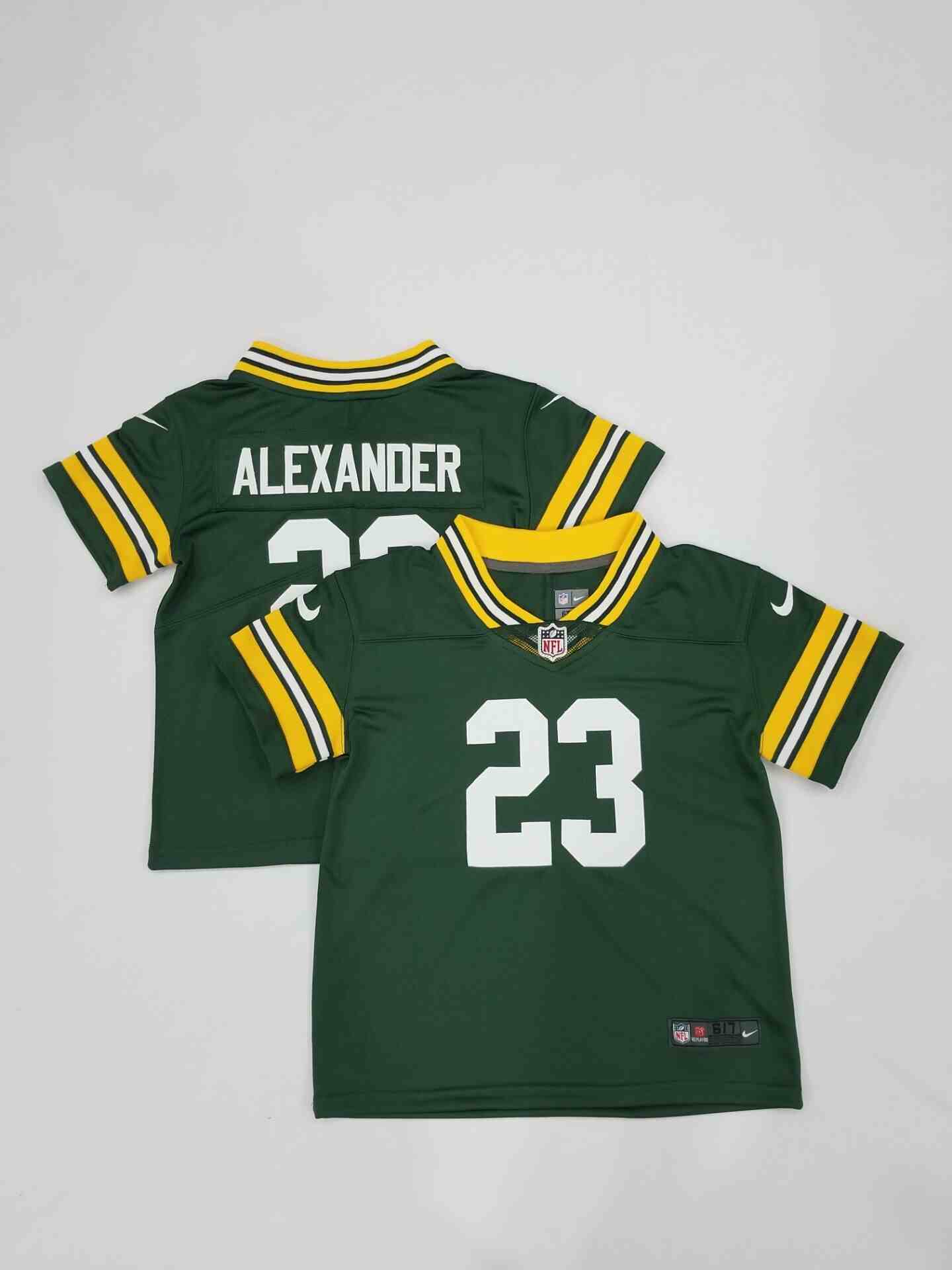 Toddler  Green Bay Packers #23 Jaire Alexander Green Limited Jersey