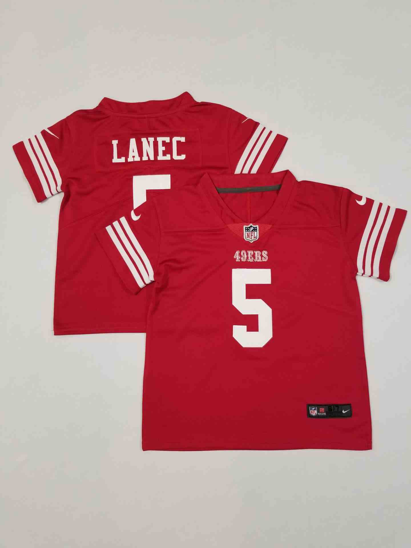 Toddler San Francisco 49ers #5 Red Limited Jersey