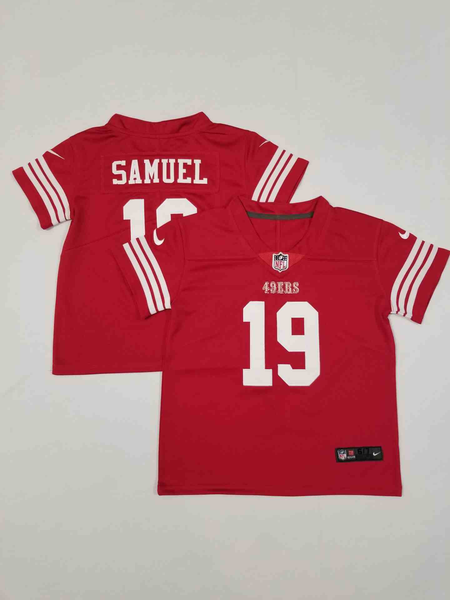 Toddler San Francisco 49ers #19 Deebo Samuel Red Limited Jersey
