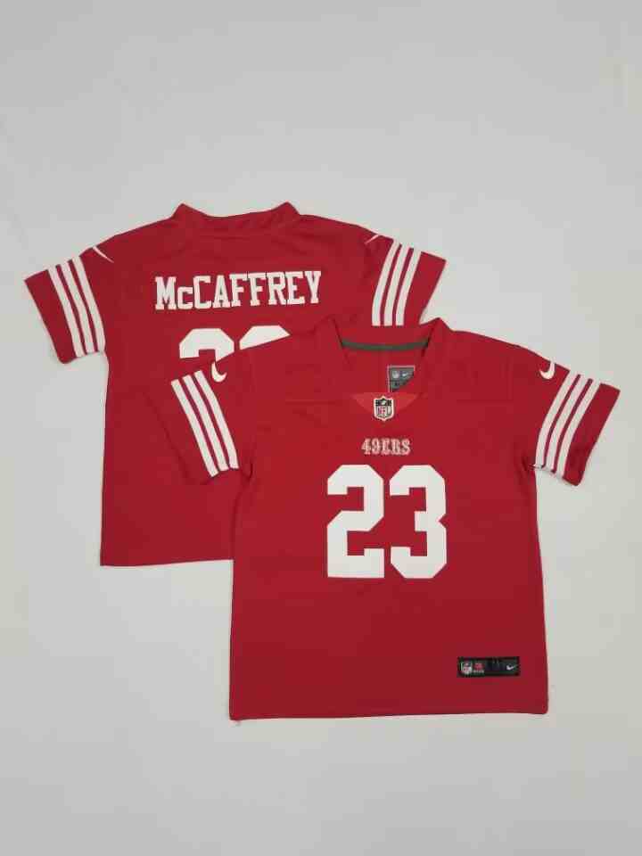 Toddler San Francisco 49ers #23 Christian McCaffrey Red Limited Jersey