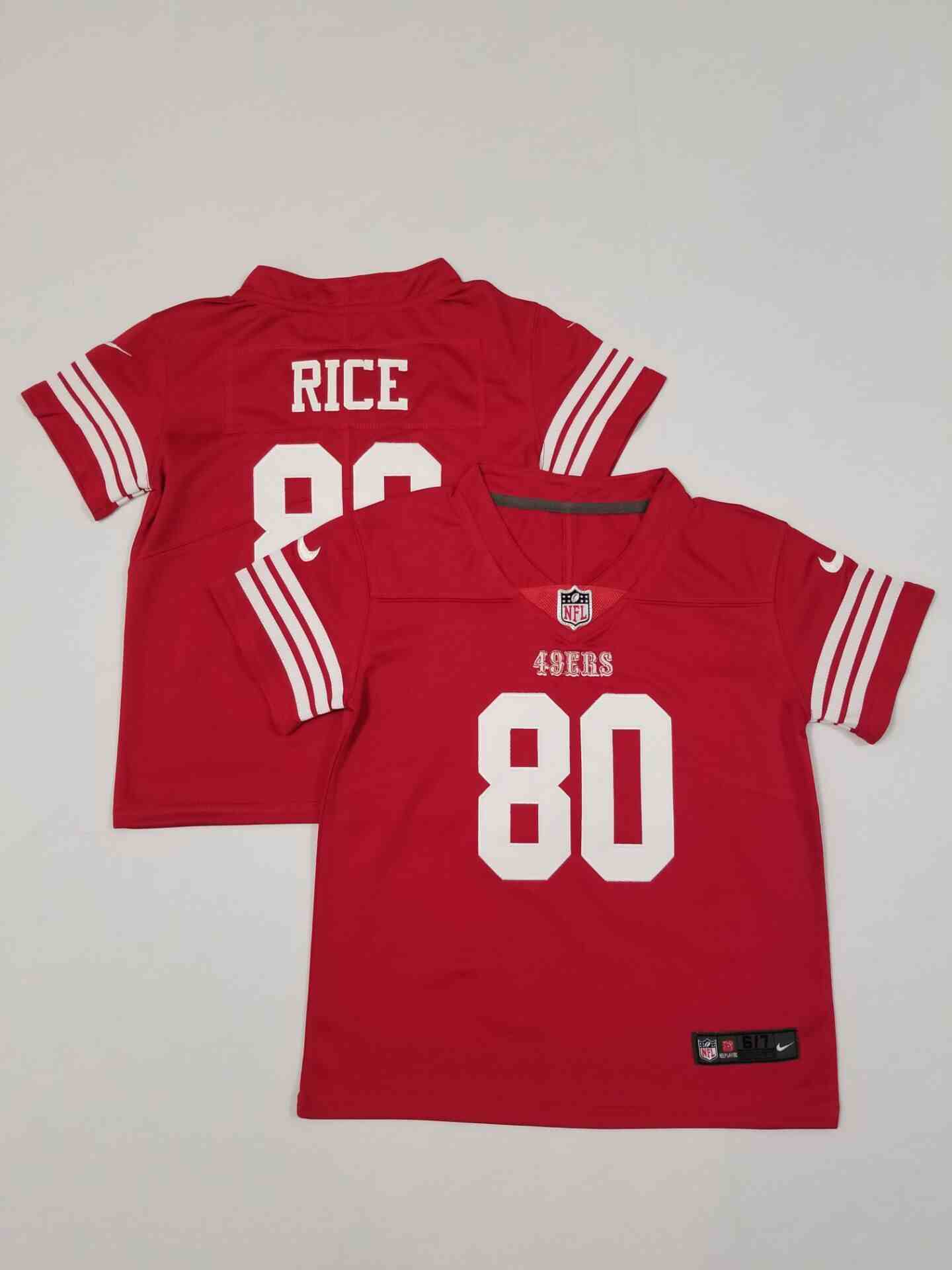 Toddler San Francisco 49ers #80 Jerry Rice Red Limited Jersey
