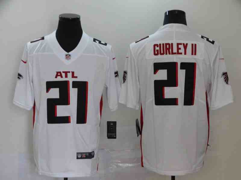 Men's Atlanta Falcons #21 Todd Gurley II White Vapor Untouchable Limited Stitched NFL Jersey