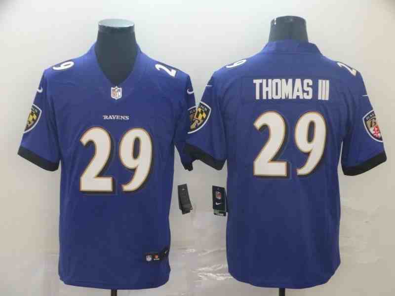 Men's Baltimore Ravens #29 Earl Thomas Purple Vapor Untouchable Limited Jersey