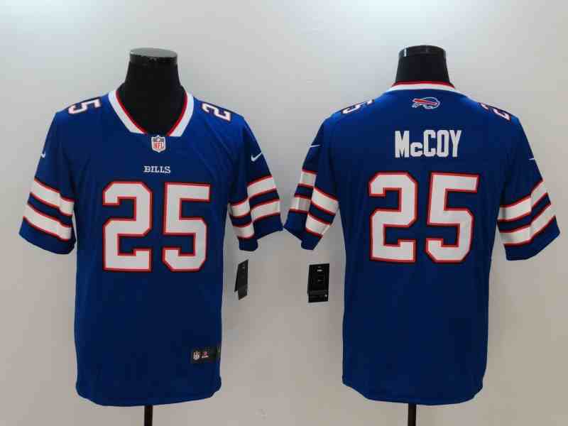Men's Buffalo Bills #25  LeSean McCoy Royal Vapor Untouchable Limited Stitched Jersey
