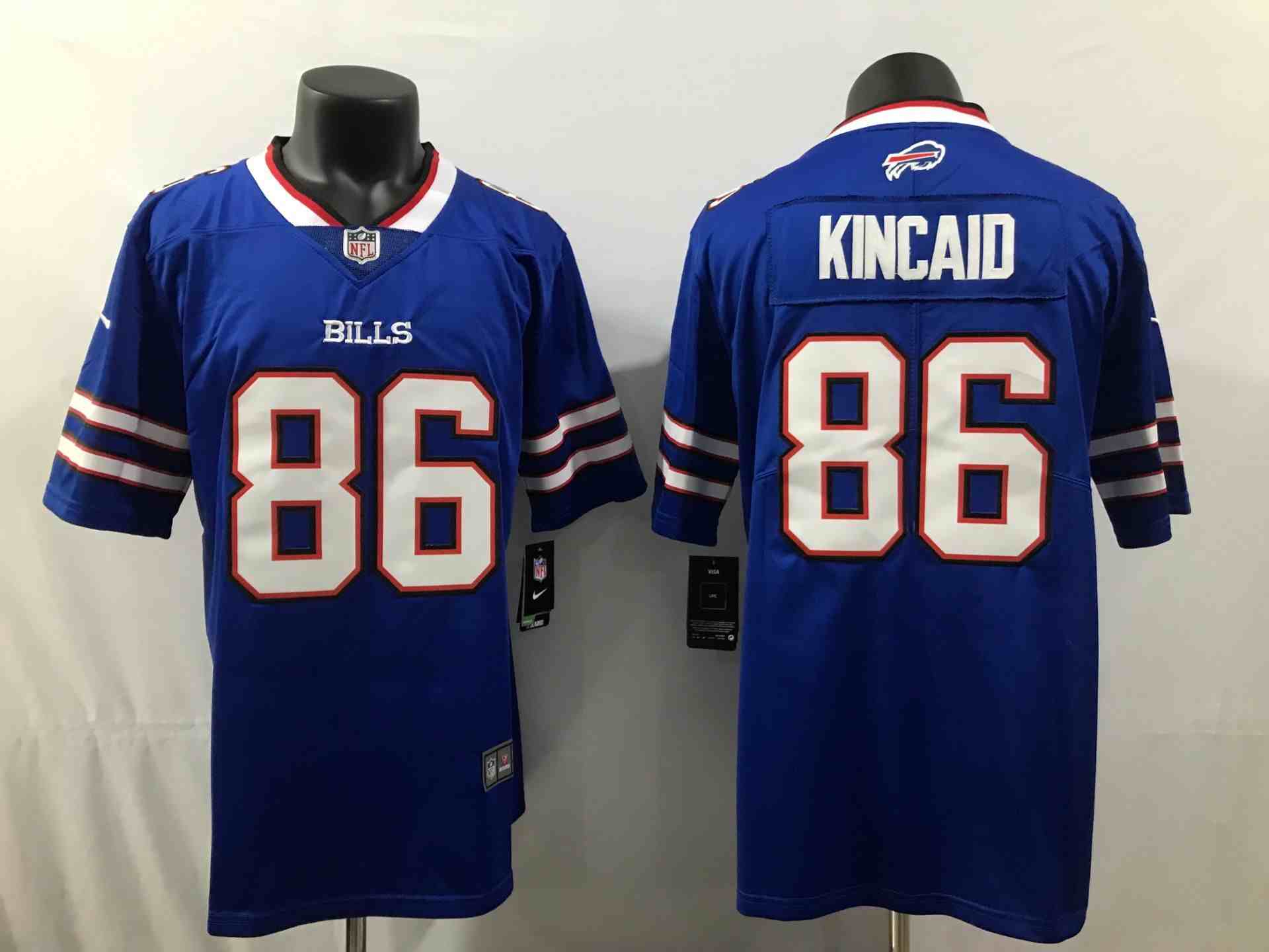 Men's Buffalo Bills #86 Dalton Kincaid Blue Vapor Untouchable Limited Stitched Jersey