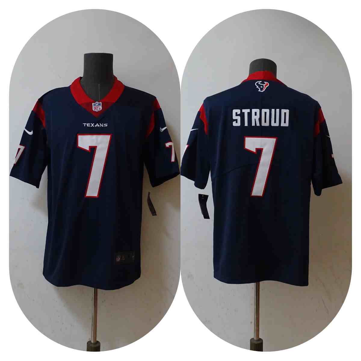 Men's Houston Texans #7 C.J. Stroud Navy Vapor Untouchable Stitched Football Jersey