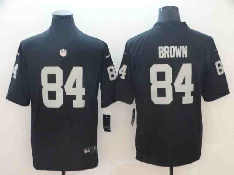 Men's Oakland Raiders #84 Antonio Brown Black Vapor Untouchable Limited Stitched NFL Jersey