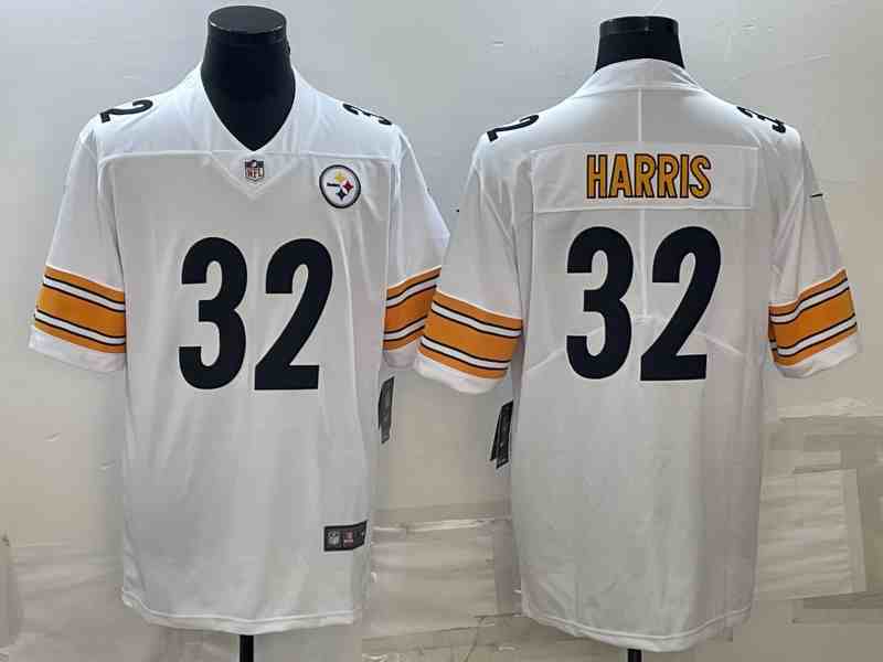 Men's Pittsburgh Steelers #32 Franco Harris White Vapor Untouchable Limited Stitched Jersey