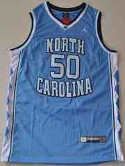Men's North Carolina Tar Heels Tyler Hansbrough 50 Light Blue College Basketball Jersey