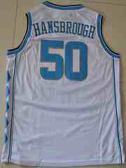 Men's North Carolina Tar Heels Tyler Hansbrough 50 White College Basketball Jersey
