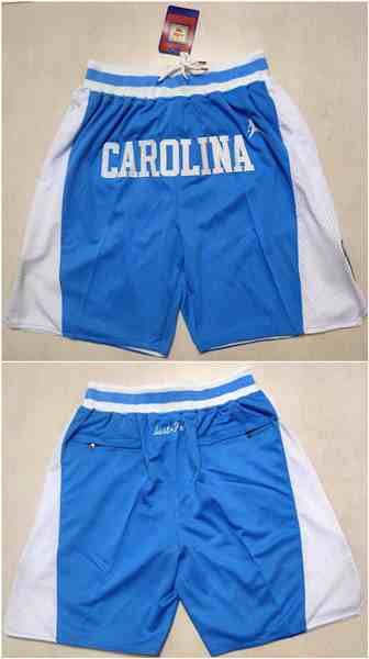Men's North Carolina Blue White Shorts