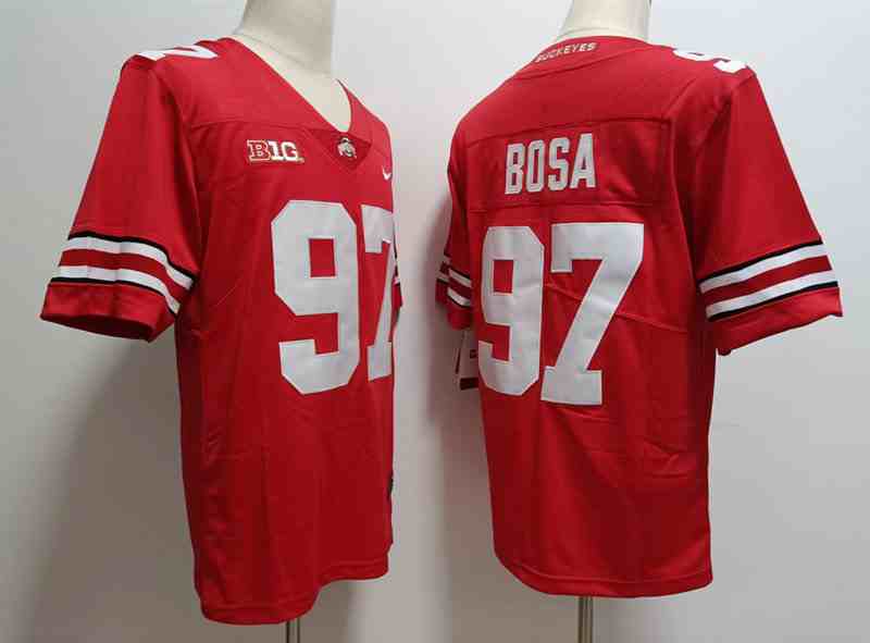 Mens NCAA Ohio State Buckeyes  97 Joey Bosa  red College Football Jersey