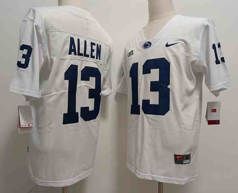 Men's NCAA Penn State Nittany Lions #13 Allen white Football Jersey