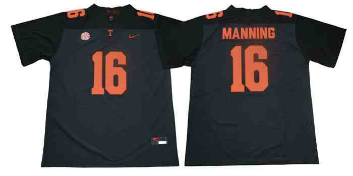 Tennessee Volunteers 16 Peyton Manning Blue Stitched NCAA Football Jersey