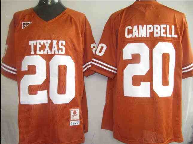 NCAA jerseys 20# Campbell Orange M&N Stitched NCAA Jersey